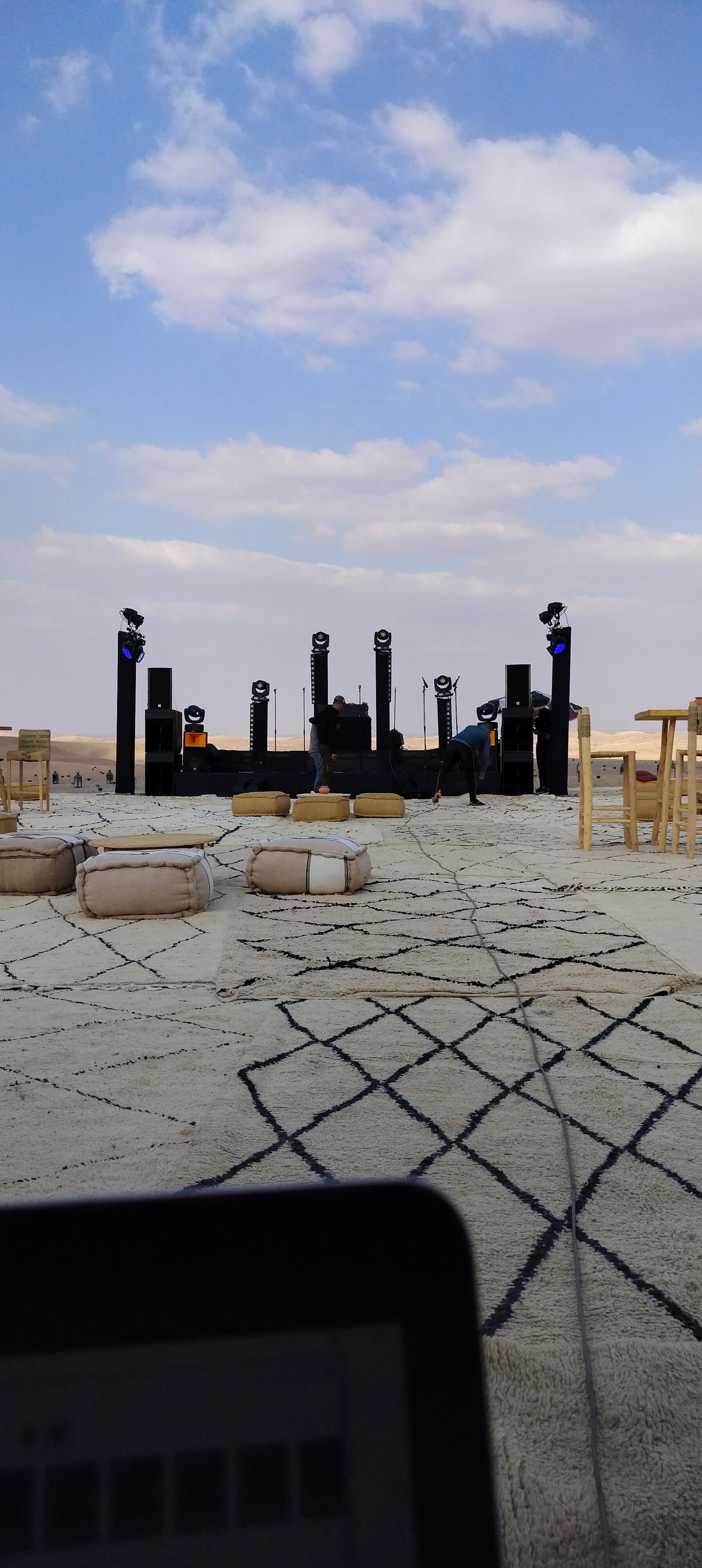 Concert à Marrakech avec mise en scène immersive